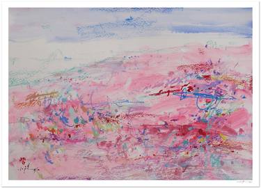 Original Abstract Expressionism Landscape Printmaking by Xiaoyang Galas