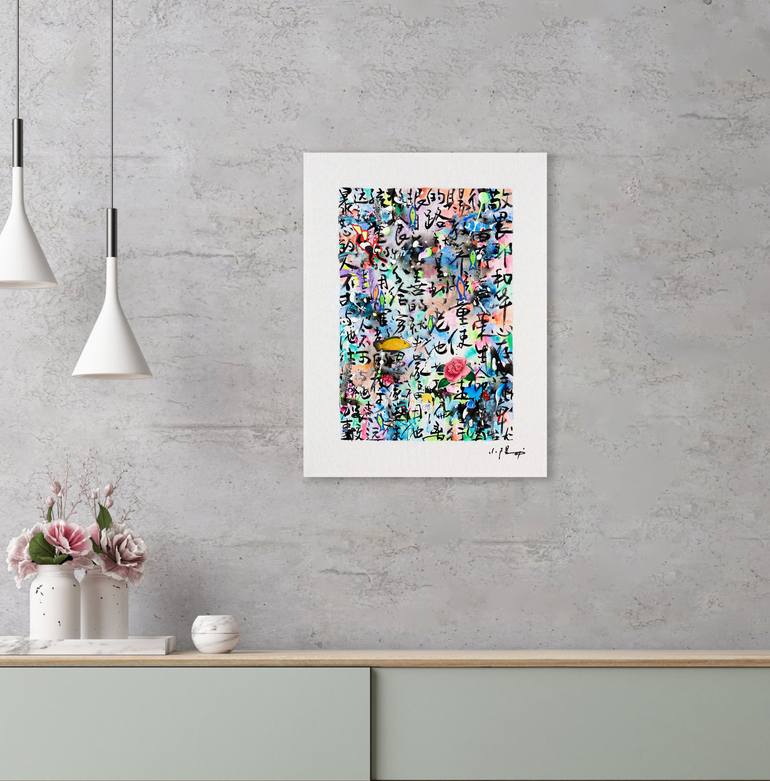 Original Abstract Nature Painting by Xiaoyang Galas