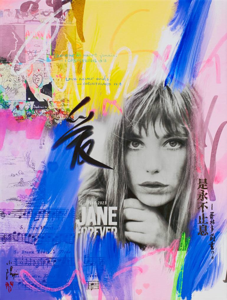 Original Contemporary Love Mixed Media by Xiaoyang Galas