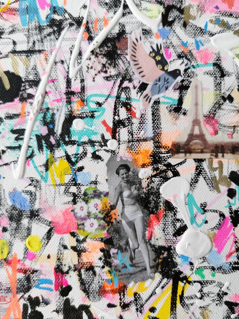 Original Pop Art Travel Painting by Xiaoyang Galas