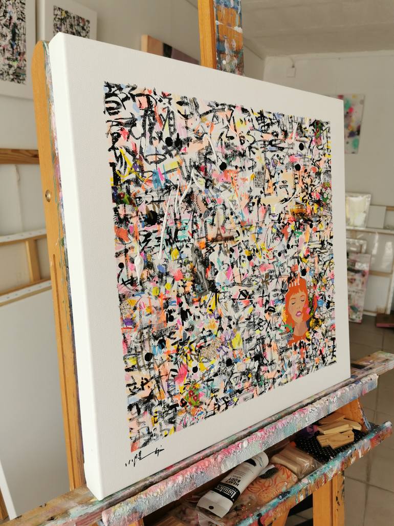 Original Pop Art Travel Painting by Xiaoyang Galas