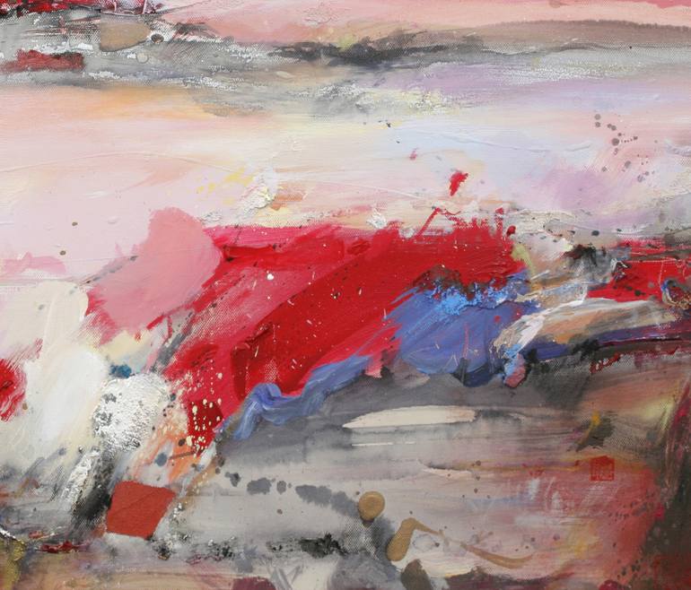 Original Abstract Expressionism Nature Painting by Xiaoyang Galas