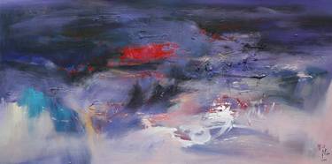 Original Abstract Expressionism Landscape Paintings by Xiaoyang Galas