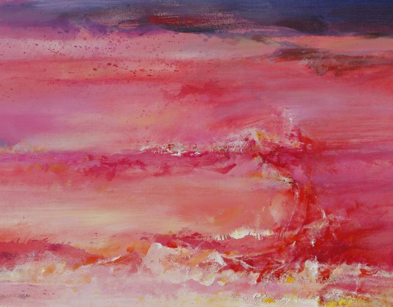 Original Abstract Expressionism Landscape Painting by Xiaoyang Galas