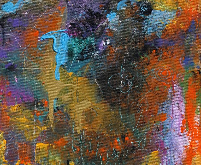 Original Abstract Expressionism Abstract Painting by Xiaoyang Galas