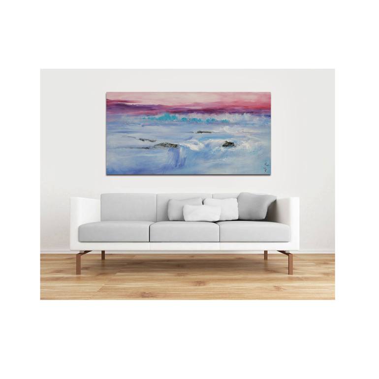 Original Fine Art Seascape Painting by Xiaoyang Galas