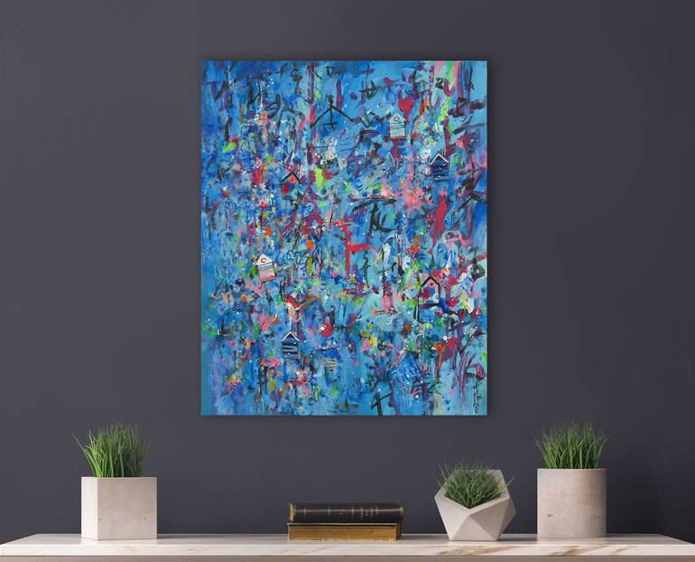 Original Abstract Painting by Xiaoyang Galas