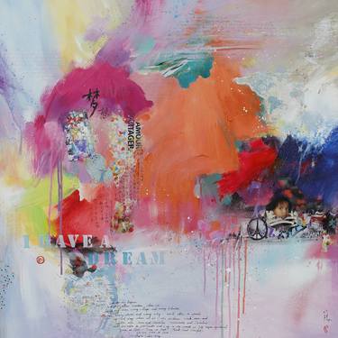 Print of Abstract Expressionism Love Paintings by Xiaoyang Galas