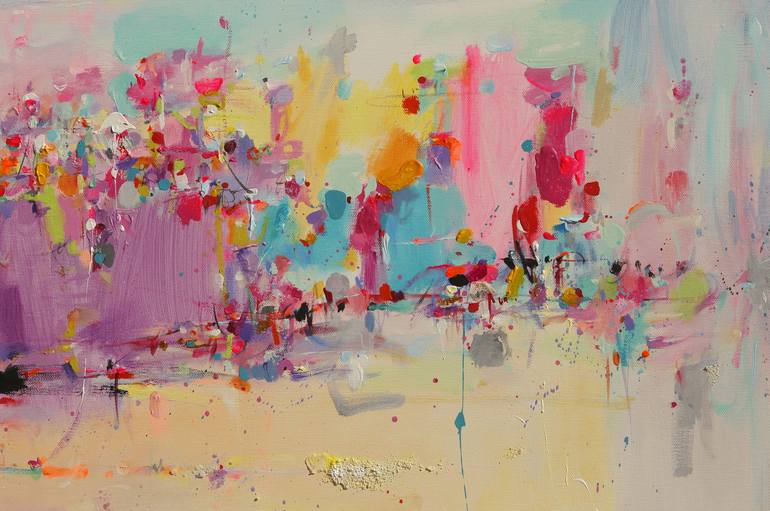 Original Abstract Painting by Xiaoyang Galas