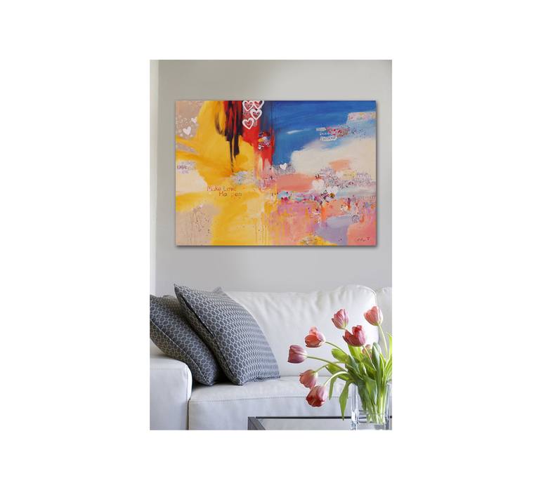 Original Abstract Painting by Xiaoyang Galas