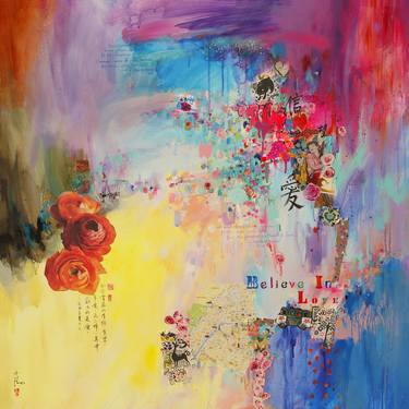 Print of Abstract Love Paintings by Xiaoyang Galas