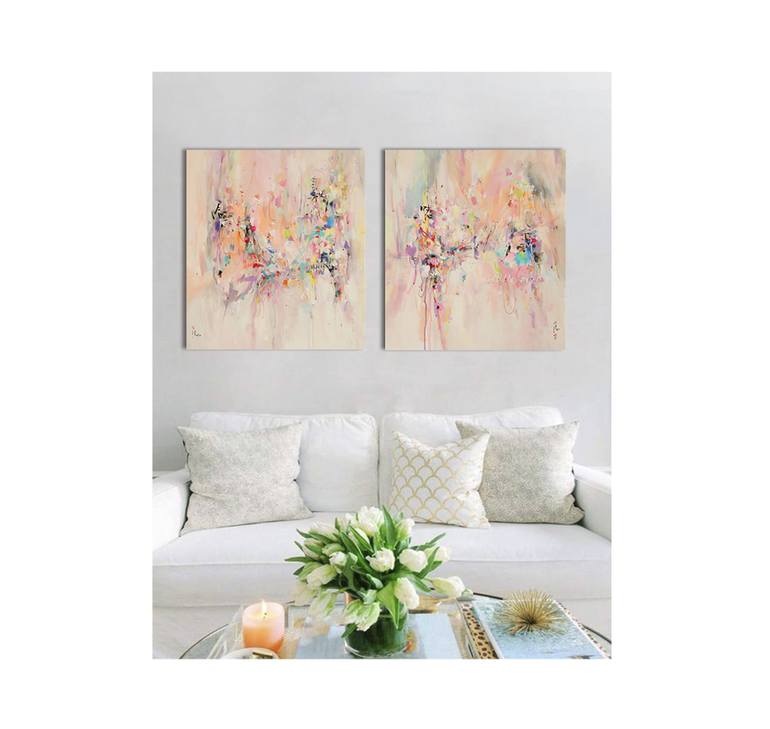 Original Abstract Painting by Xiaoyang Galas