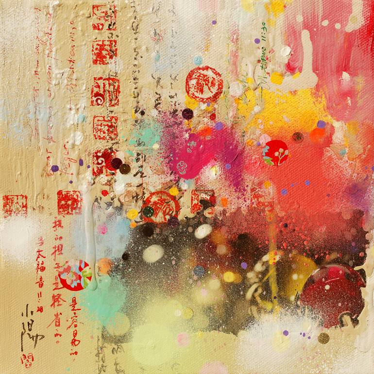 Original Abstract Painting by Xiaoyang Galas