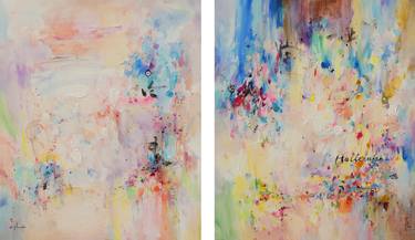 Print of Abstract Expressionism Abstract Paintings by Xiaoyang Galas