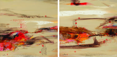 Print of Abstract Paintings by Xiaoyang Galas