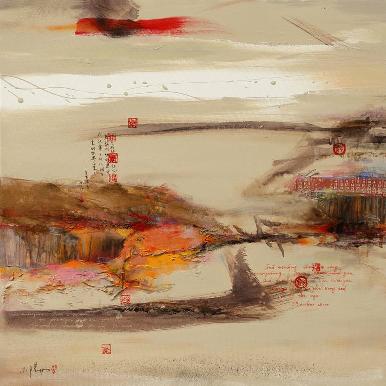 Original Abstract Painting by Xiaoyang Galas