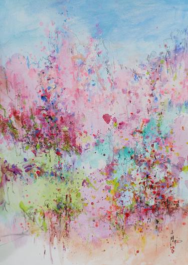 Original Impressionism Abstract Paintings by Xiaoyang Galas