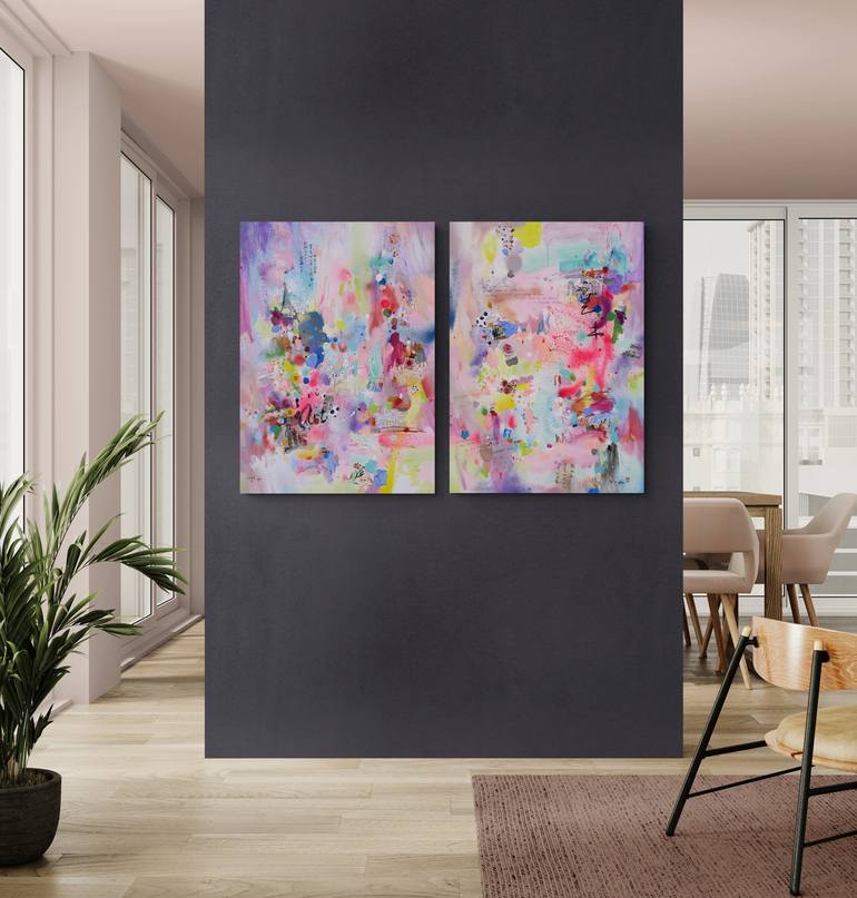 Original Abstract Culture Paintings by Xiaoyang Galas