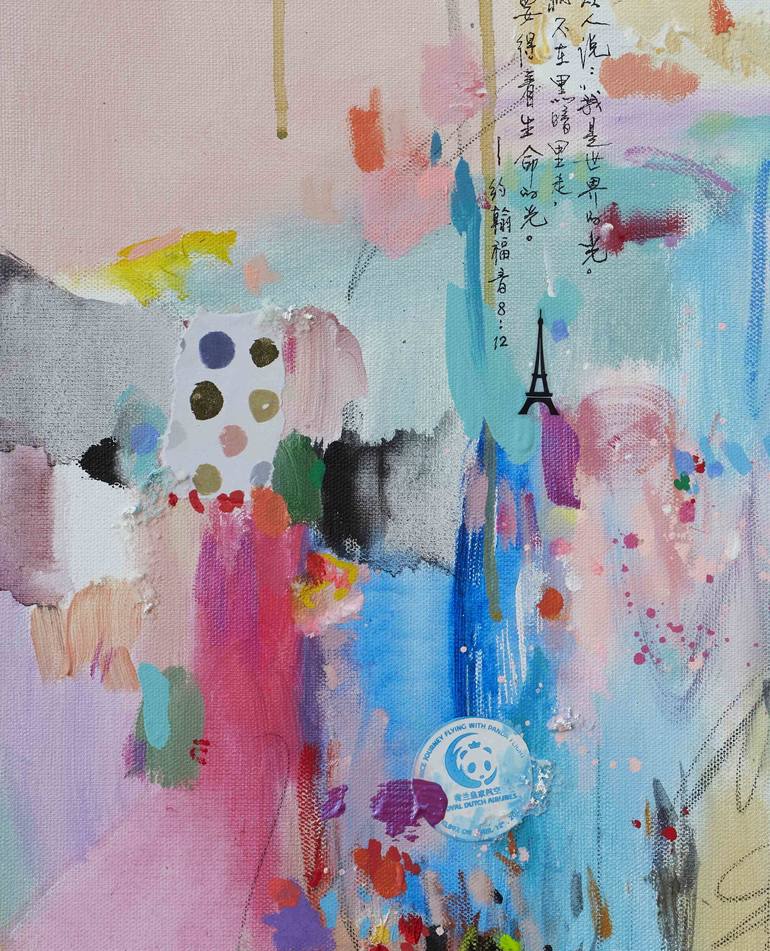 Original Abstract World Culture Painting by Xiaoyang Galas