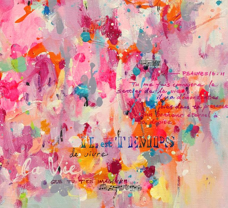 Original Abstract Expressionism Floral Printmaking by Xiaoyang Galas