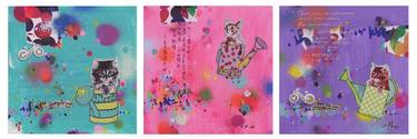 Original Abstract Animal Paintings by Xiaoyang Galas