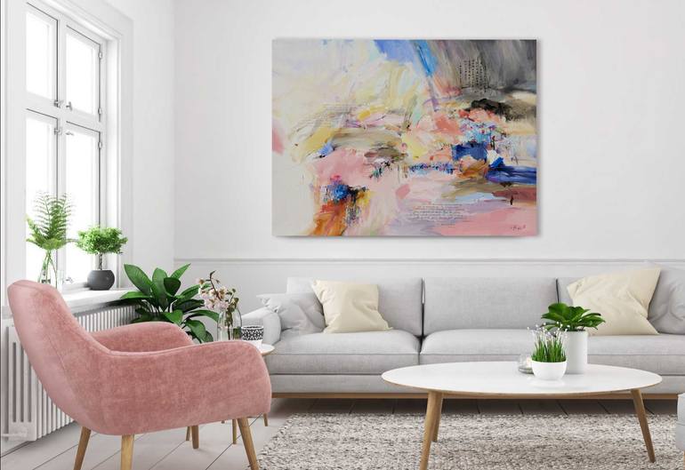 Original Abstract Expressionism Abstract Painting by Xiaoyang Galas