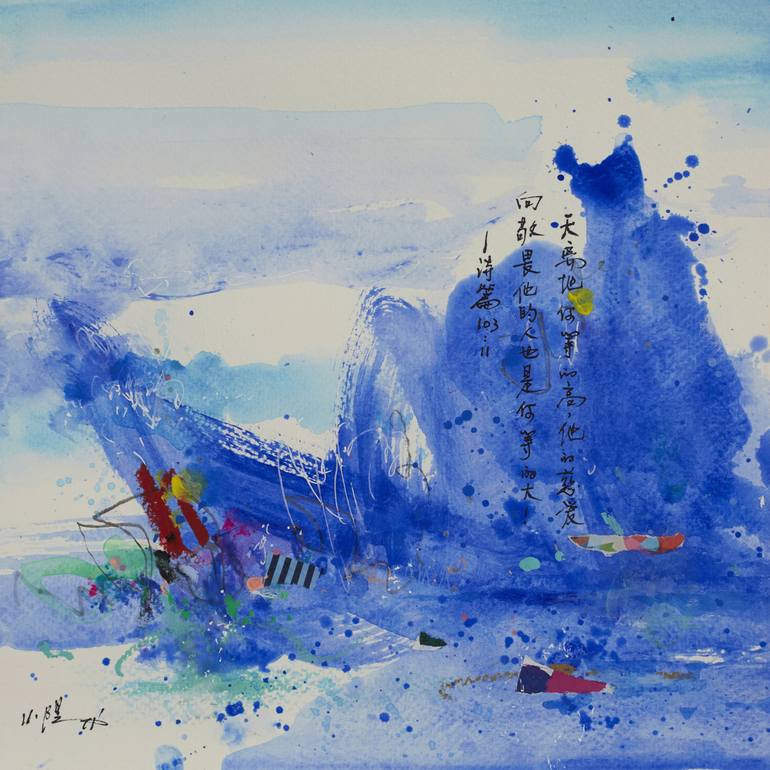 Original Abstract Painting by Xiaoyang Galas