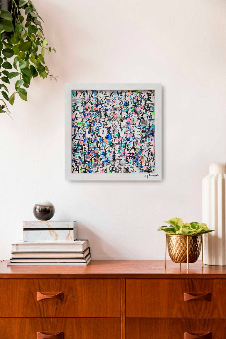 Original Abstract Calligraphy Painting by Xiaoyang Galas