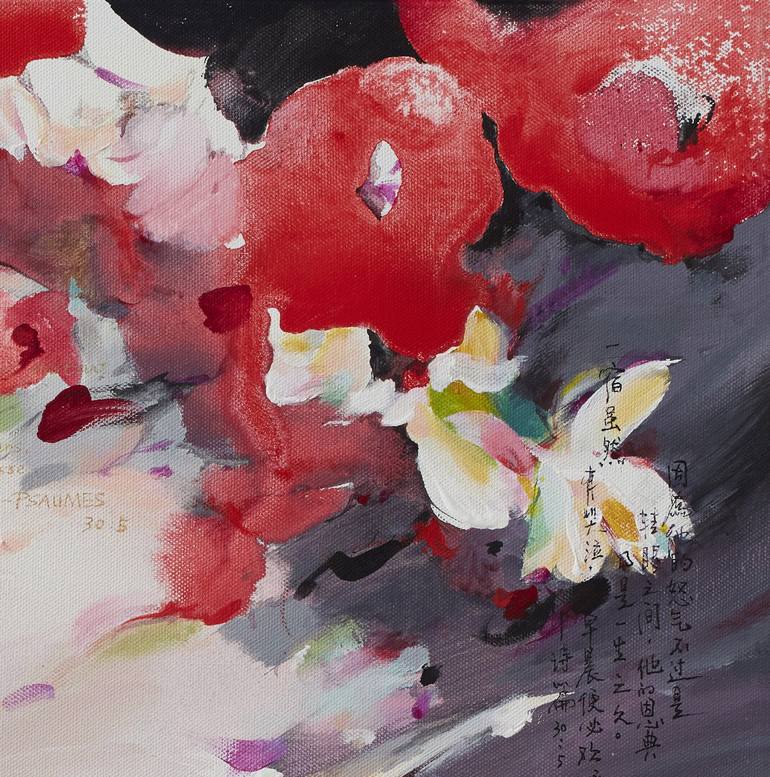 Original Abstract Floral Printmaking by Xiaoyang Galas