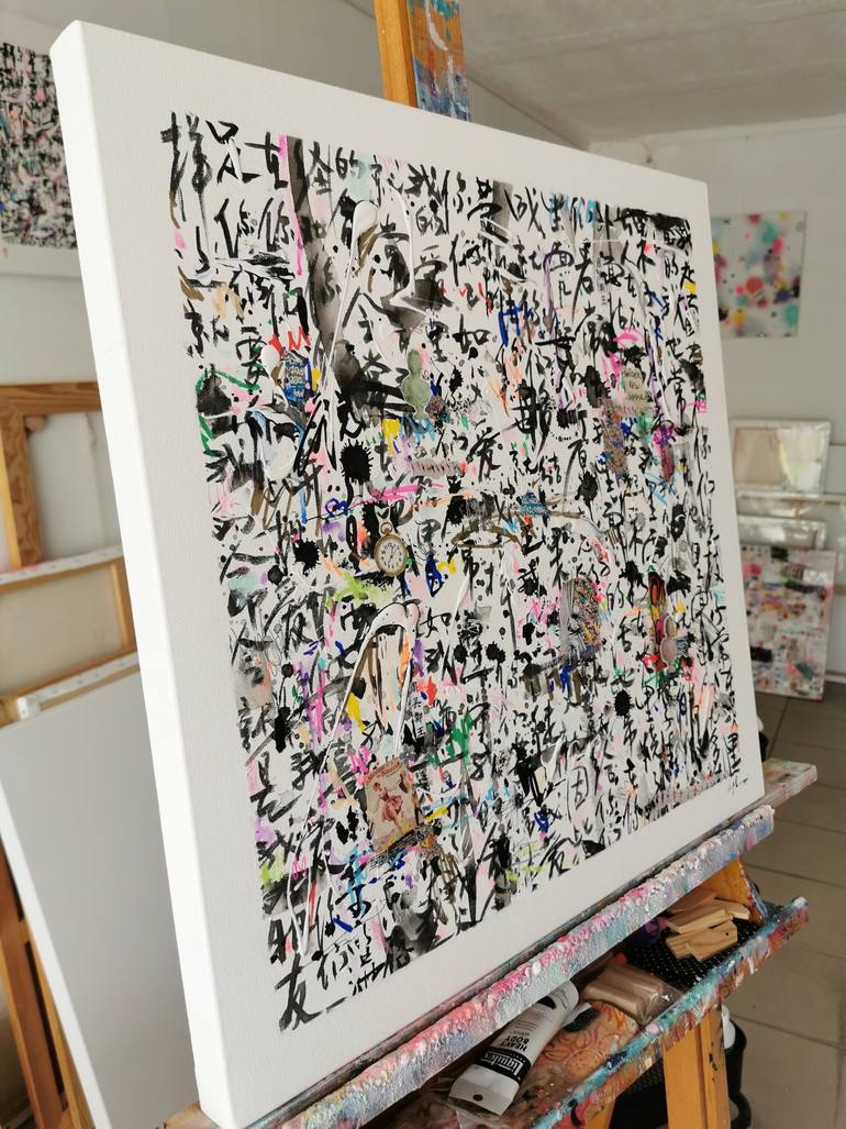 Original Minimalism Abstract Painting by Xiaoyang Galas