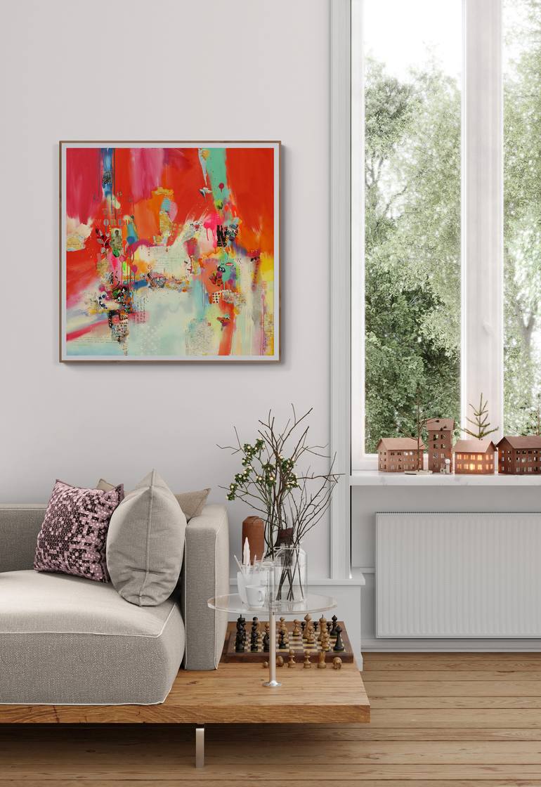 Original Abstract Expressionism Abstract Printmaking by Xiaoyang Galas