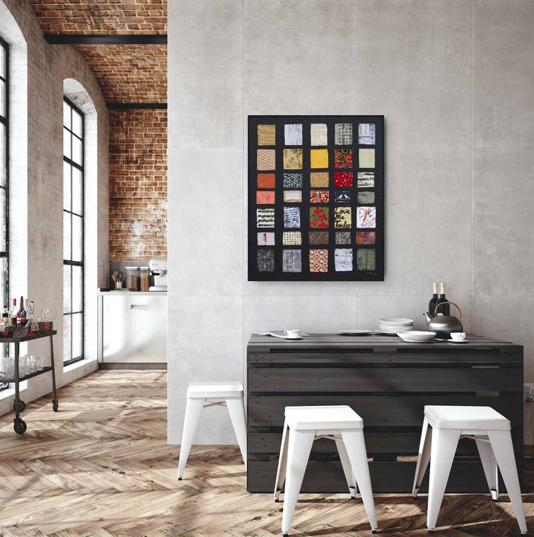 Original Abstract Love Painting by Xiaoyang Galas