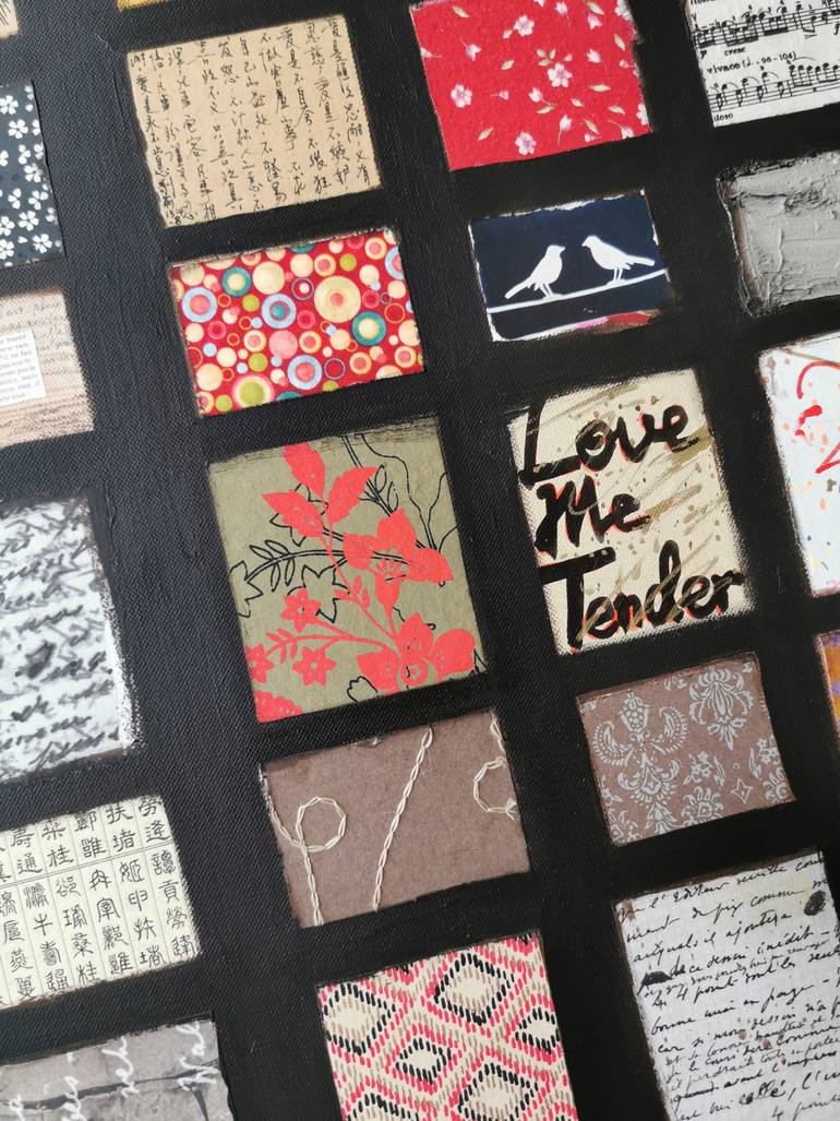 Original Abstract Love Painting by Xiaoyang Galas