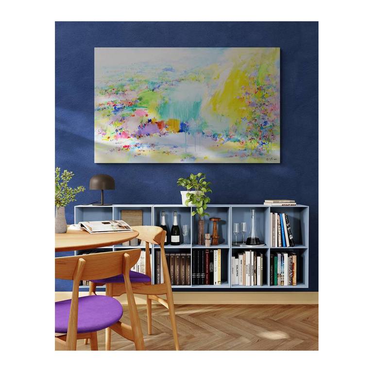 Original Abstract Landscape Paintings by Xiaoyang Galas