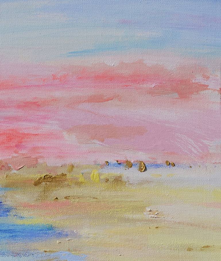 Original Semi Abstract Landscape Painting by Xiaoyang Galas