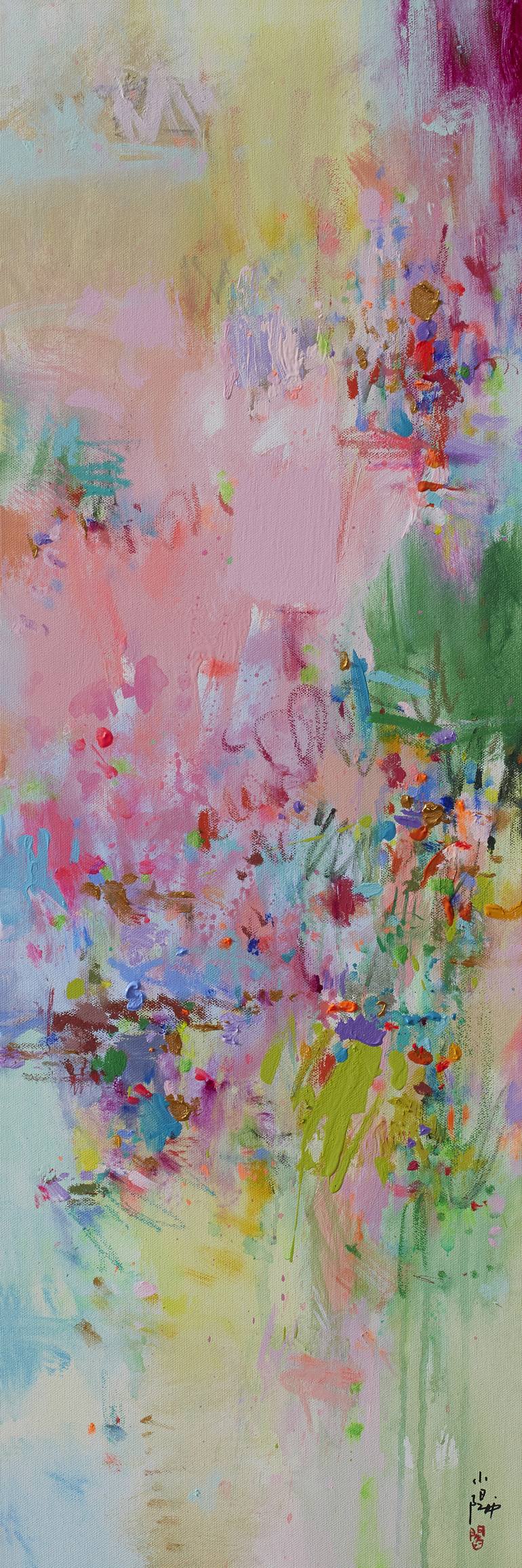 Original Abstract Landscape Painting by Xiaoyang Galas