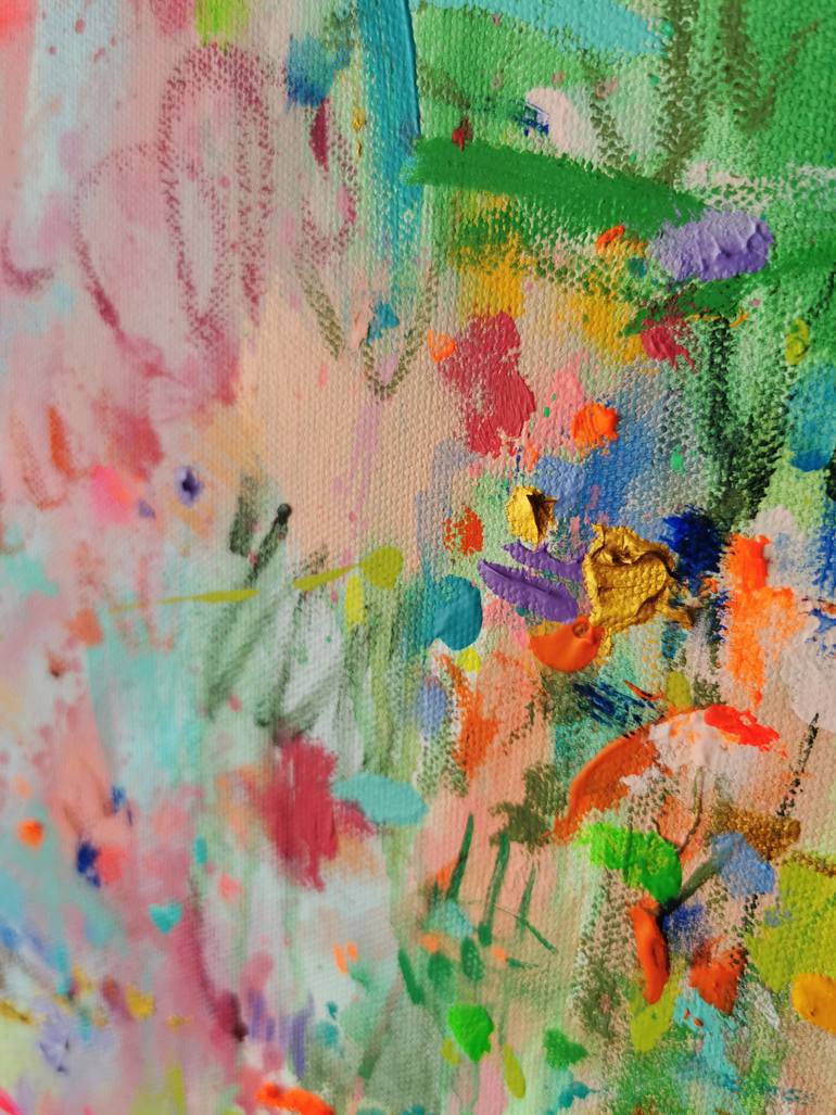 Original Abstract Landscape Painting by Xiaoyang Galas