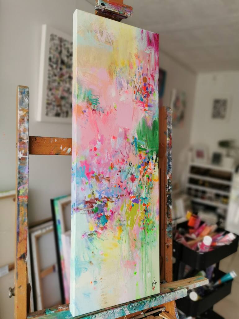 Original Abstract Landscape Painting by Xiaoyang Galas