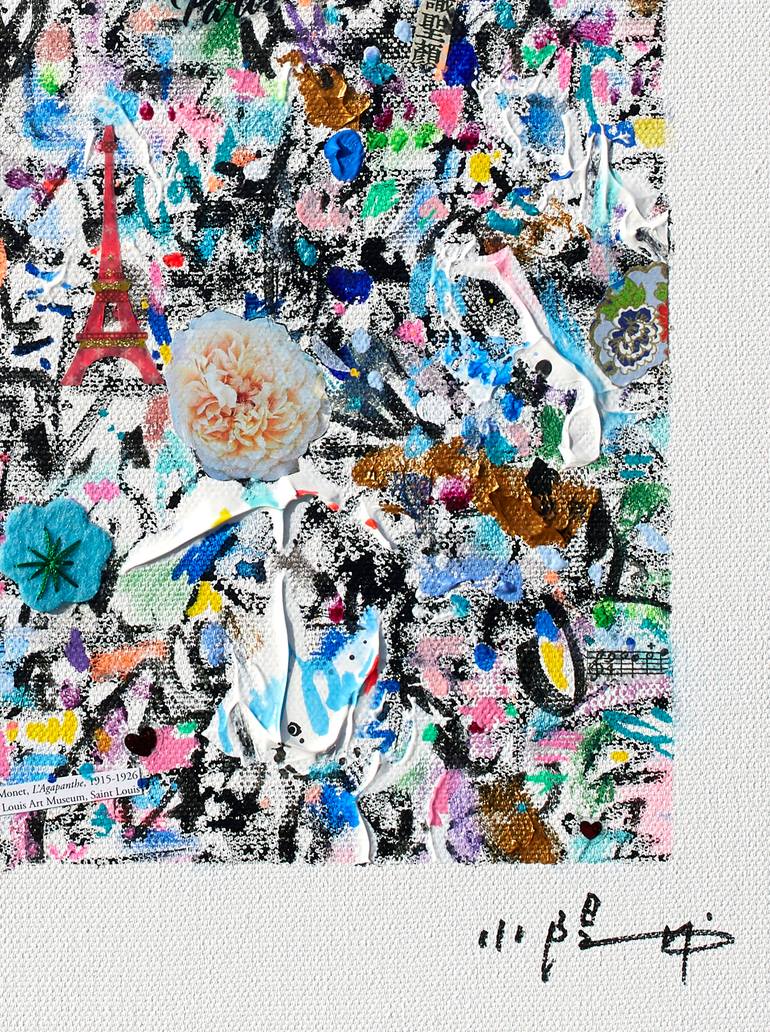Original Abstract Calligraphy Painting by Xiaoyang Galas