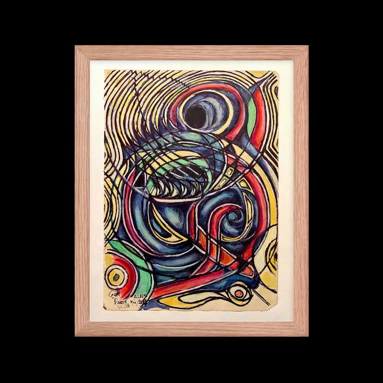 Original Expressionism Abstract Painting by A Lalmi