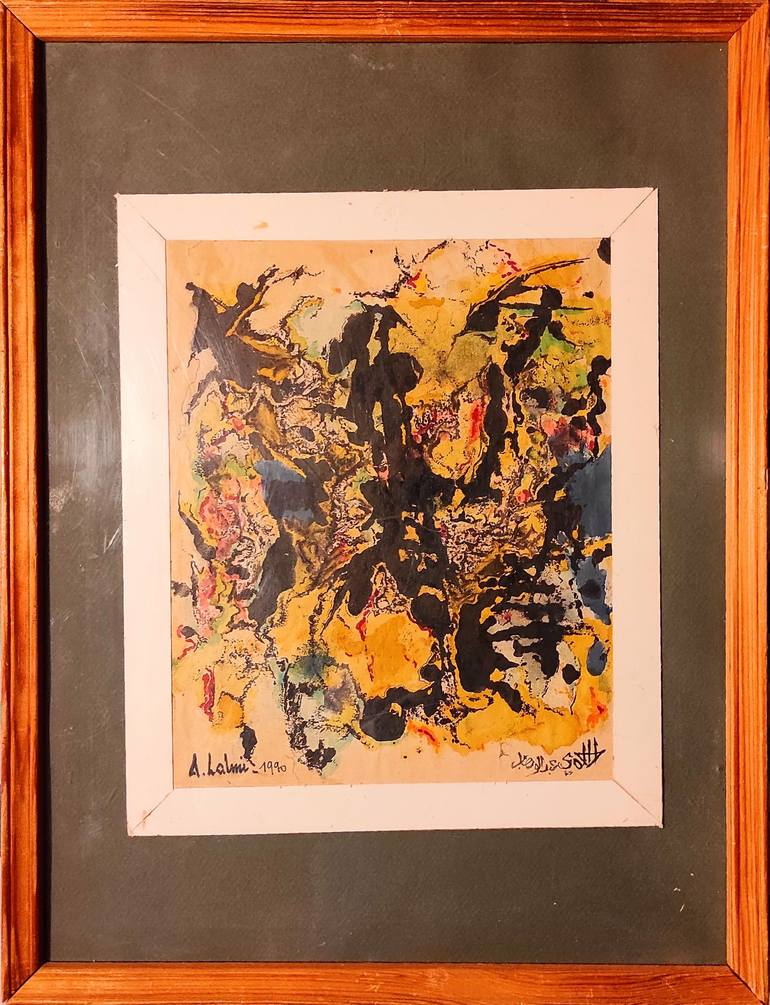 Original Abstract Painting by A LALMI