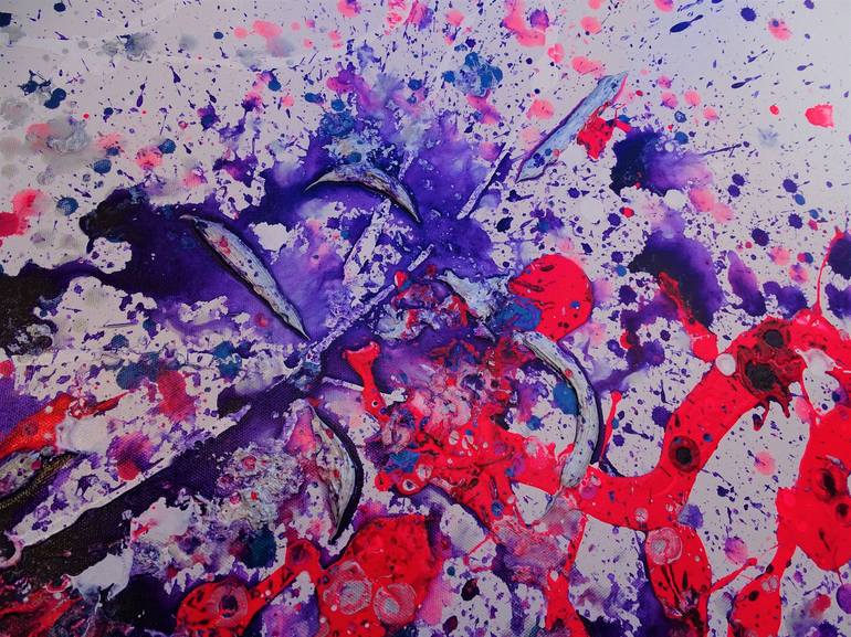 Original Abstract Painting by Céline GRIMALDI