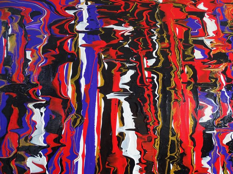 Original Abstract Painting by Céline GRIMALDI