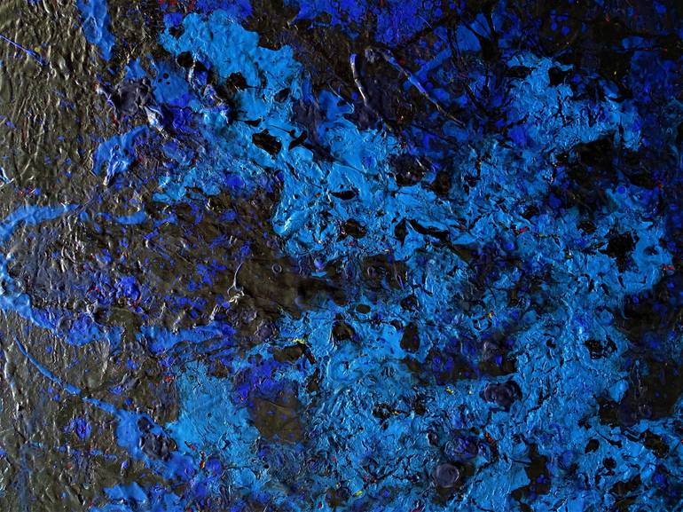 Original volcanic Abstract Painting by Céline GRIMALDI