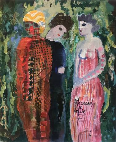 Print of Impressionism Women Paintings by Jacqueline van der Plaat