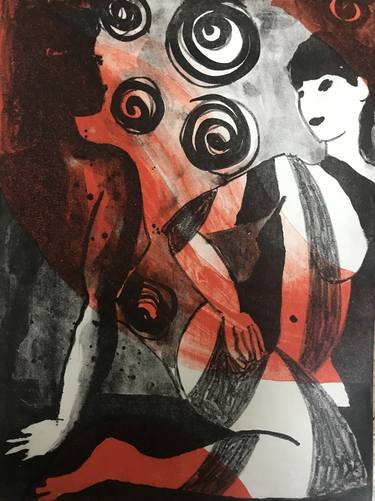 Original Women Printmaking by Jacqueline van der Plaat