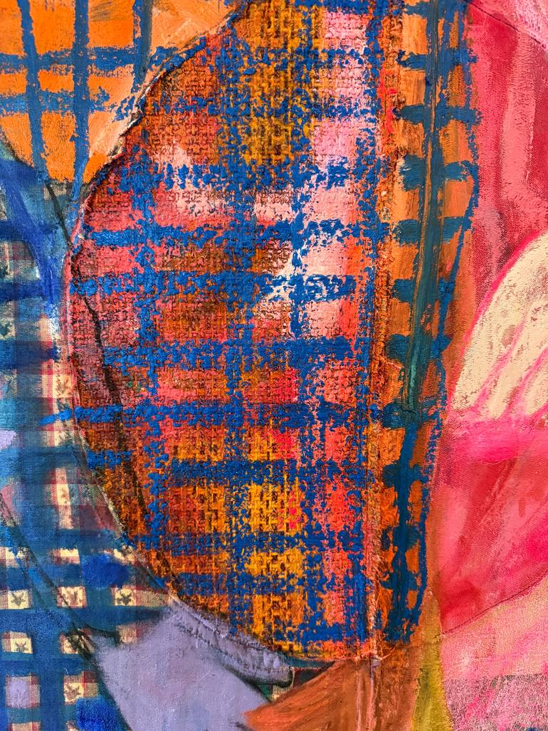 Original Impressionism Women Painting by Jacqueline Van Der Plaat