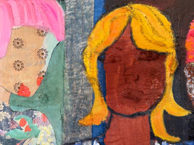 Original Impressionism Women Mixed Media by Jacqueline Van Der Plaat