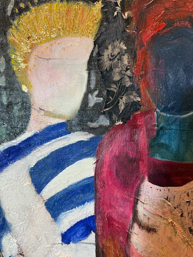 Original Impressionism Women Mixed Media by Jacqueline Van Der Plaat