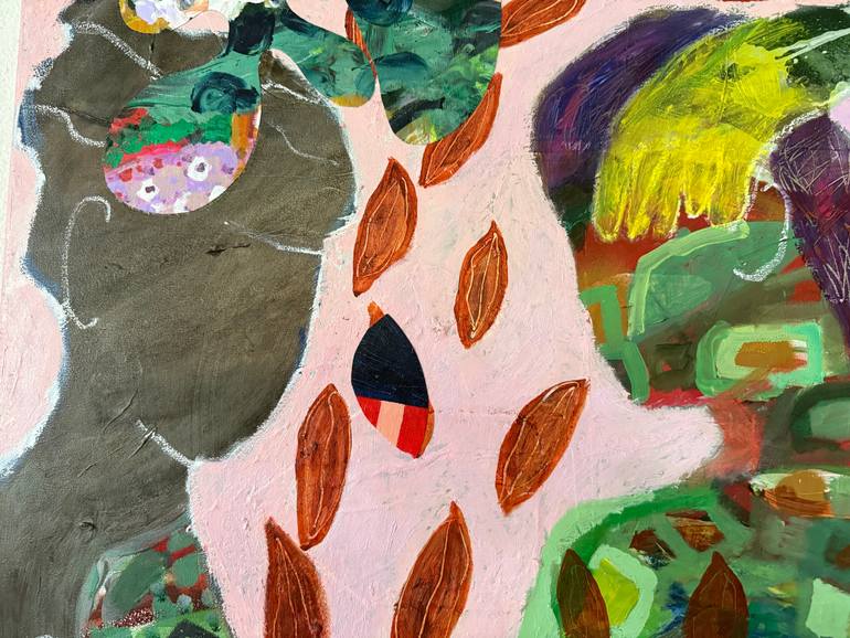 Original Impressionism Women Painting by Jacqueline Van Der Plaat